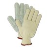 Magid DuraMaster G16LEA Machine Knit Cow Split Leather Palm Glove, 12PK G16LEA7